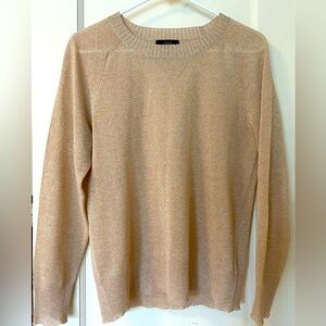 JCrew, Small gold sheer sweater